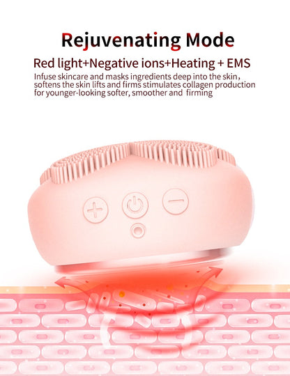 GLOW STAR by Lit Beauty™- Red & Blue LED Smart Facial- 6 in 1 at Home Beauty Facial Device.