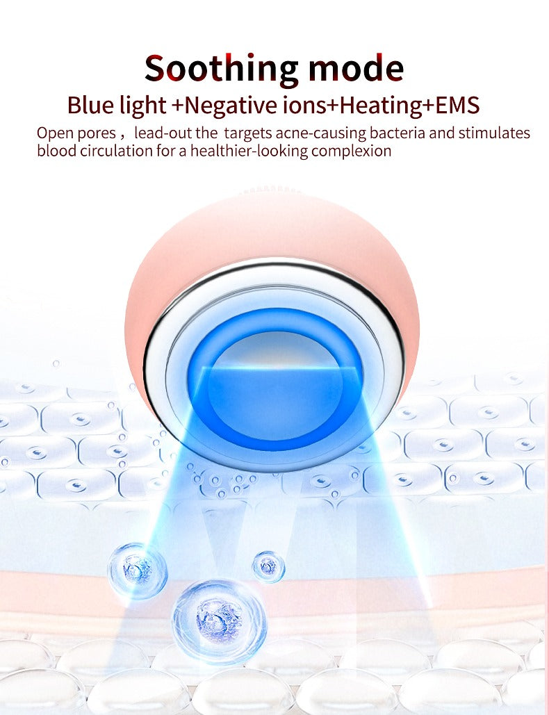 GLOW STAR by Lit Beauty™- Red & Blue LED Smart Facial- 6 in 1 at Home Beauty Facial Device.