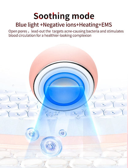GLOW STAR by Lit Beauty™- Red & Blue LED Smart Facial- 6 in 1 at Home Beauty Facial Device.